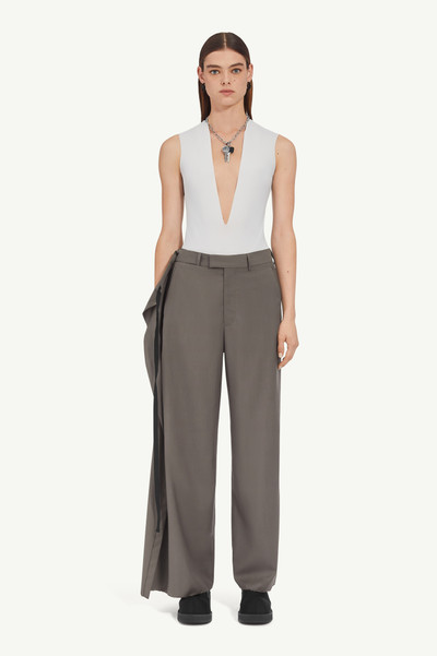 MM6 Maison Margiela Tailoring Wool Canvas Trousers outlook