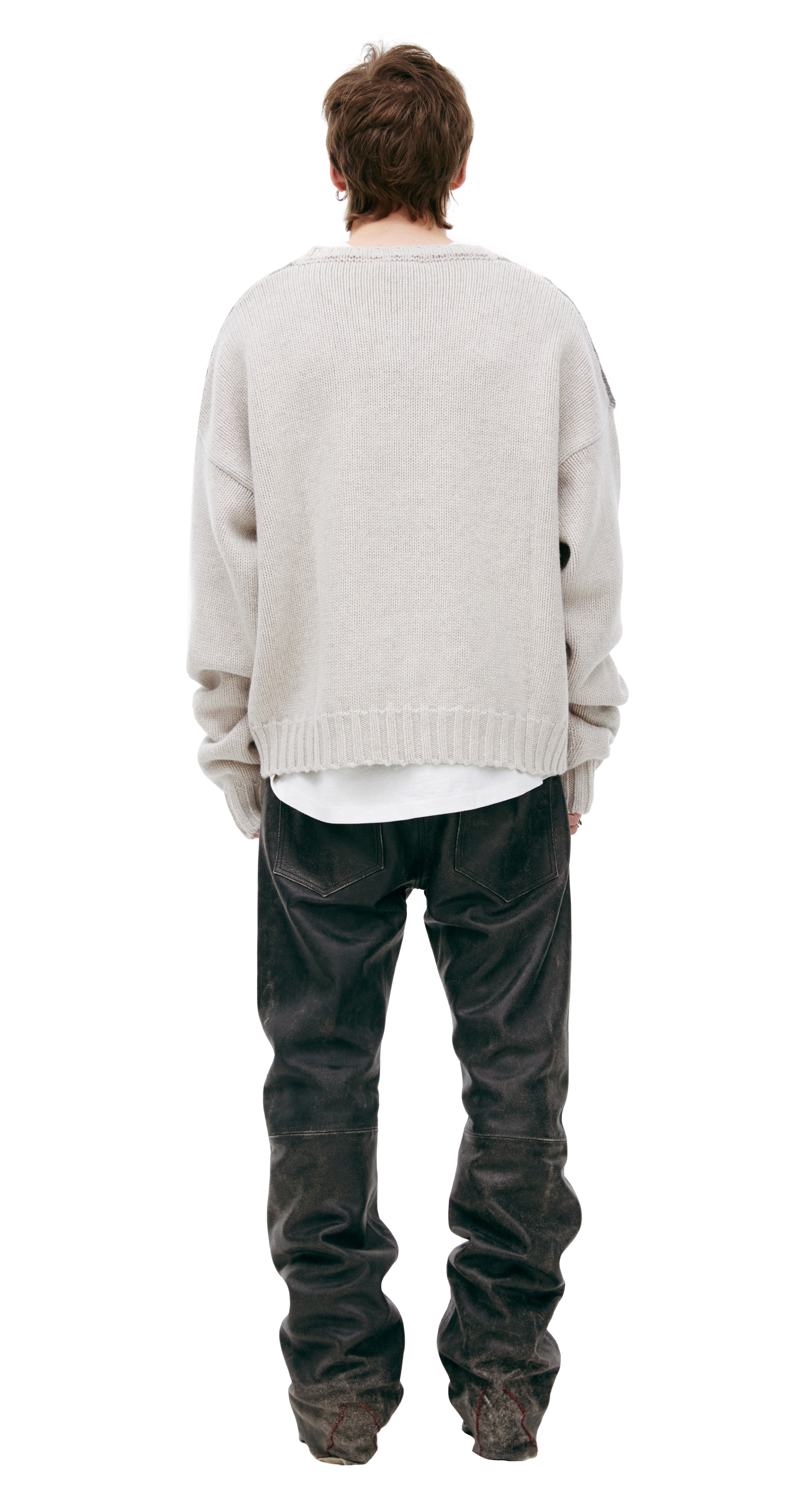 CASHMERE KNITTED SWEATER - 3