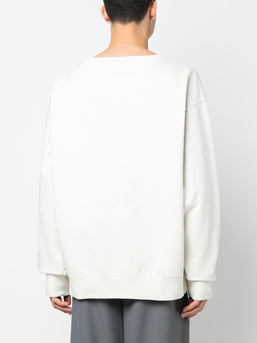 numbers-print long-sleeve jumper - 4