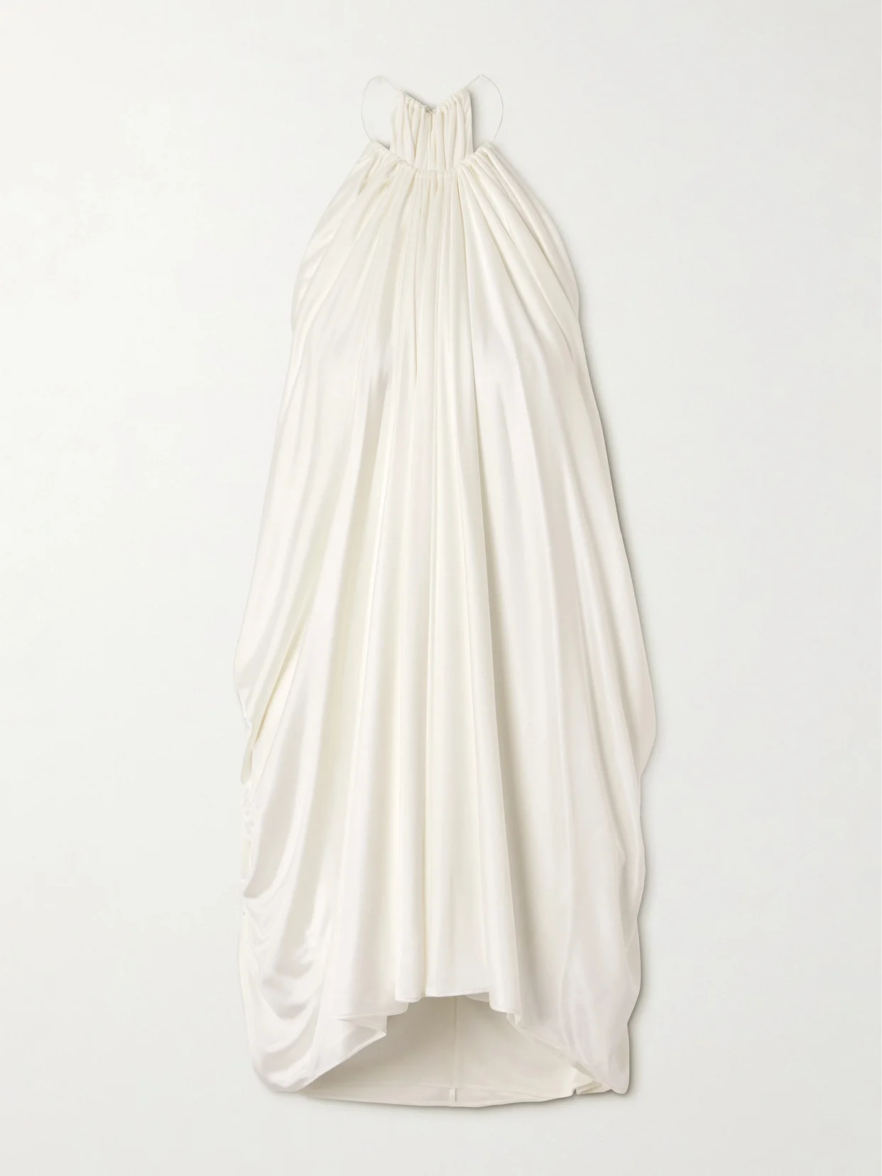 Draped Jersey Halterneck Mini Dress - 1