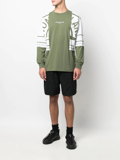 Stone Island long-sleeve cotton top outlook