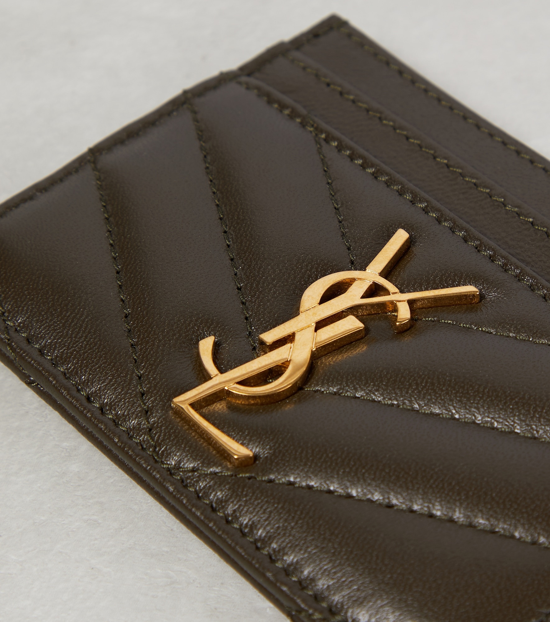 Cassandre matelassé leather card holder - 3