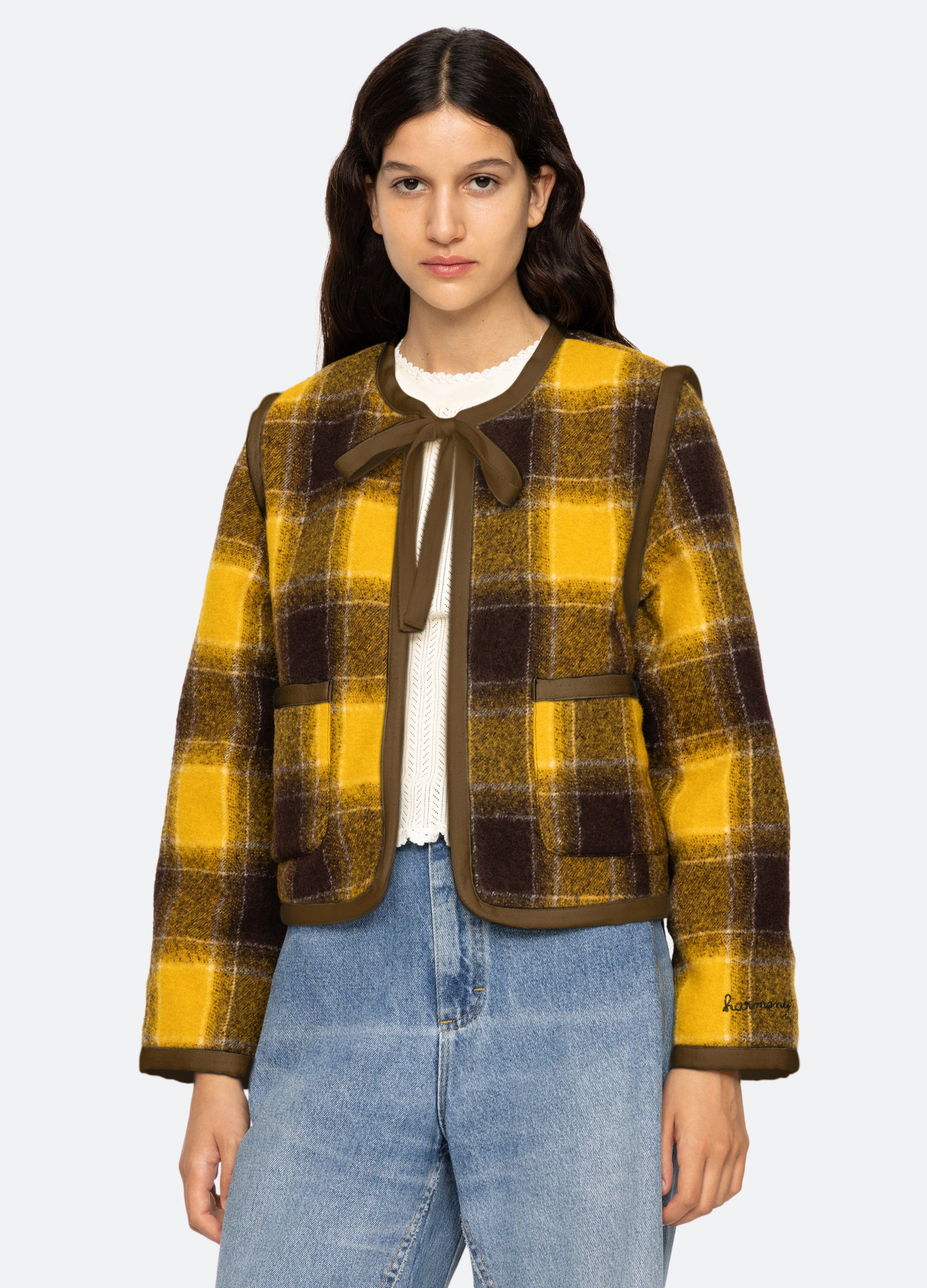 Amber Tie Front Jacket - 2
