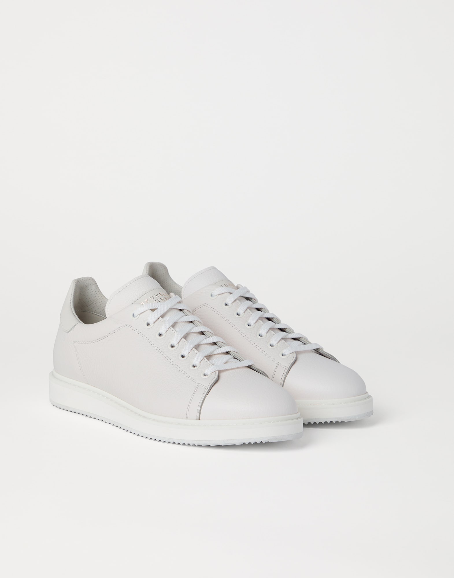 Grained calfskin sneakers - 1
