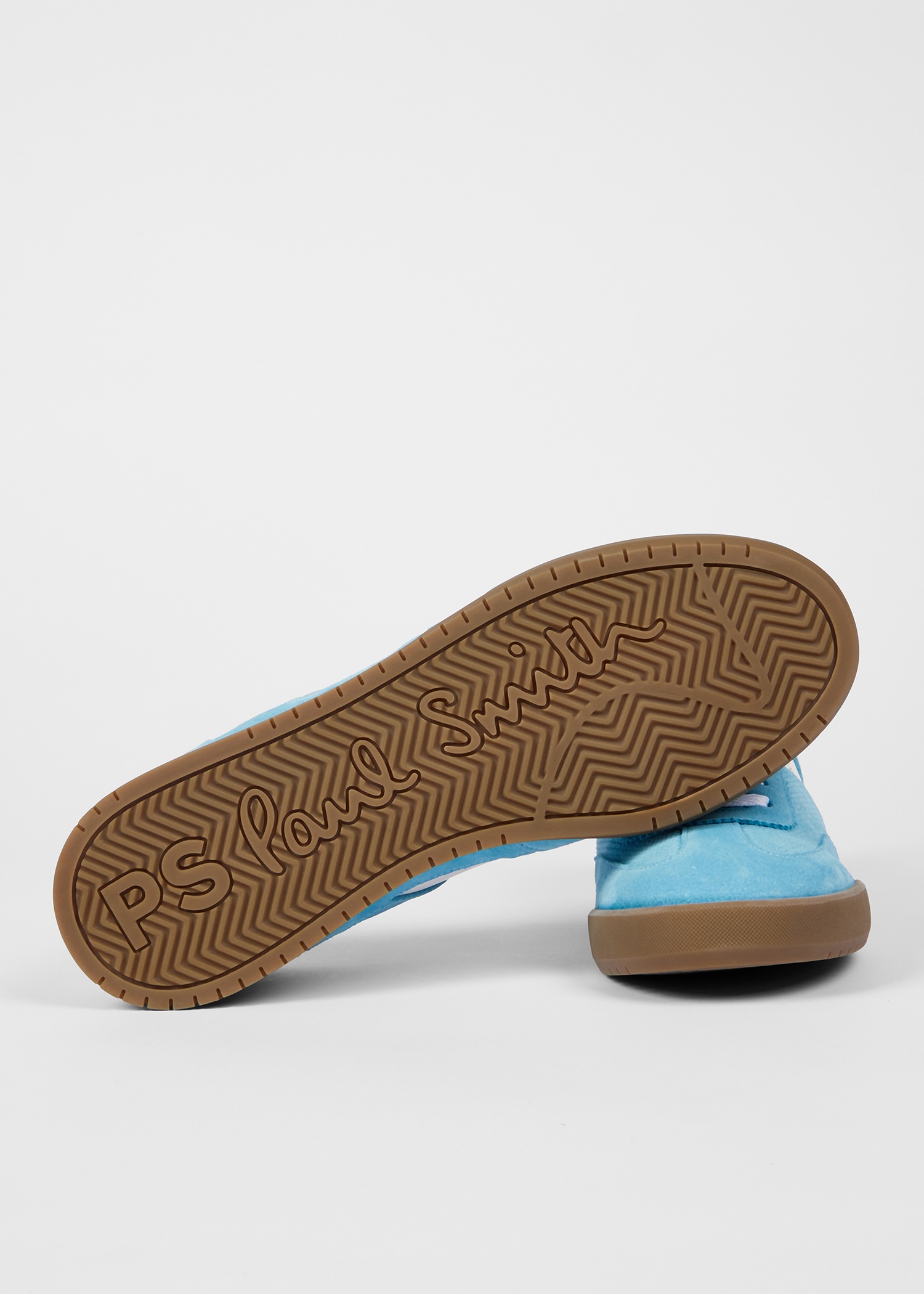 Light Blue Suede 'Dover' Trainers - 5