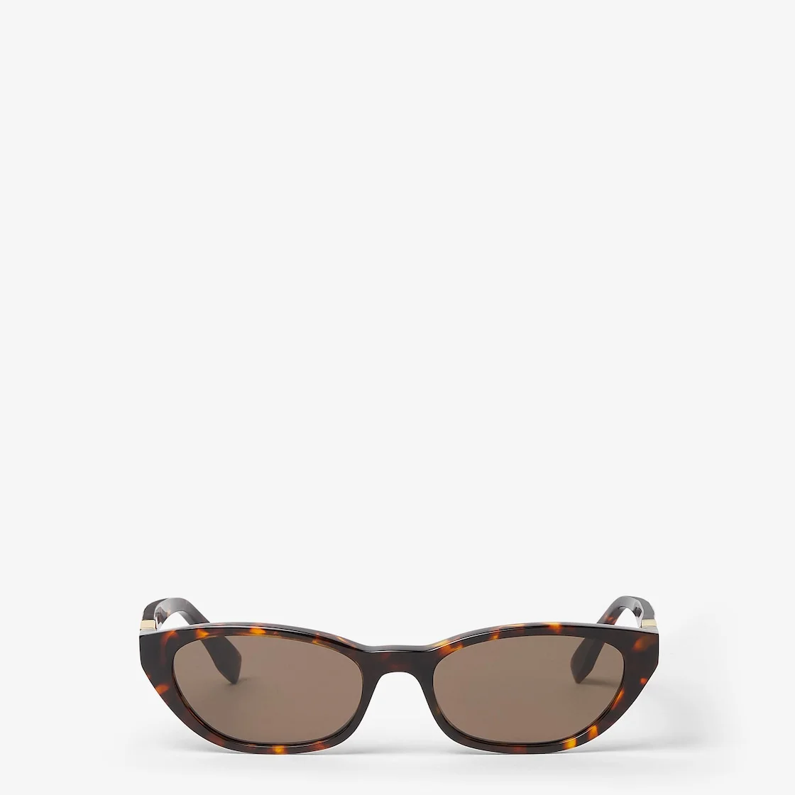 Baguette Low bridge fit Havana acetate sunglasses - 1