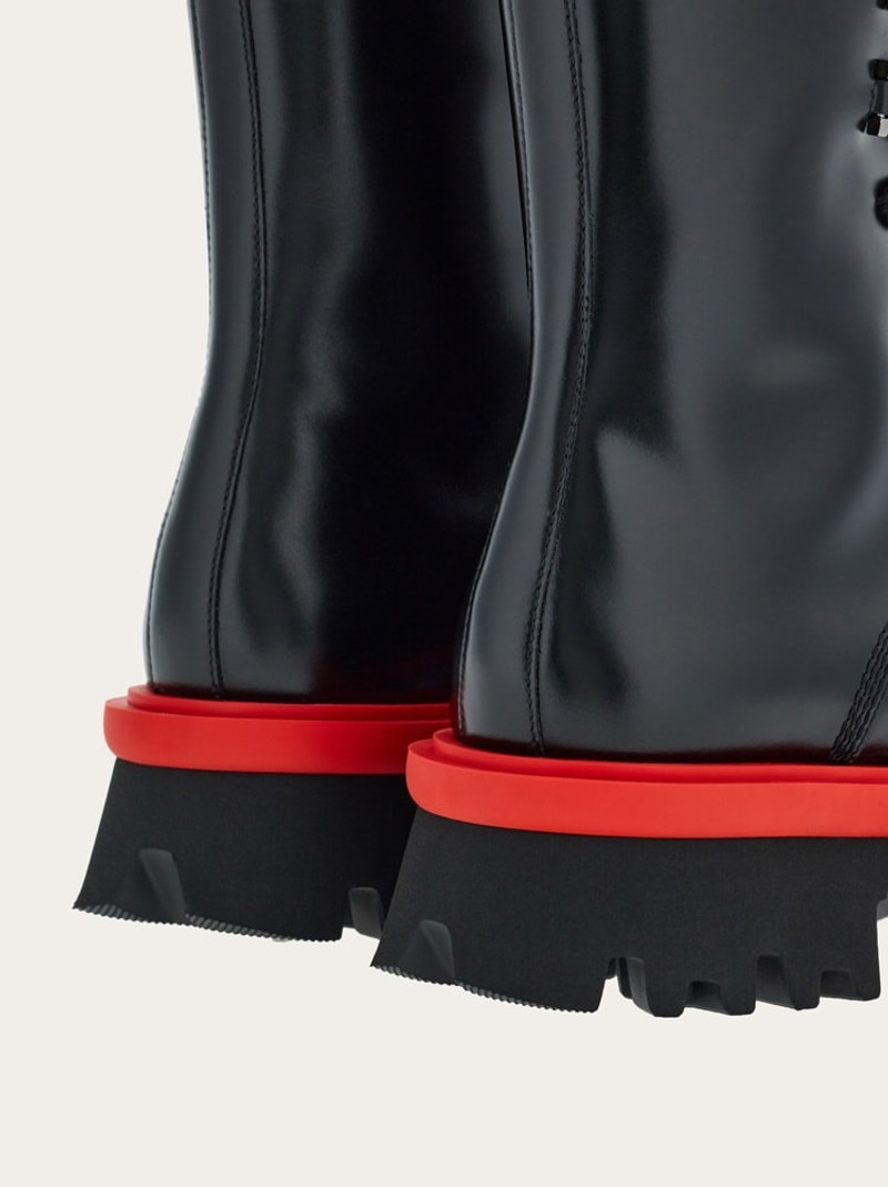 FERRAGAMO COMBAT BOOT WITH CHUNKY SOLE outlook