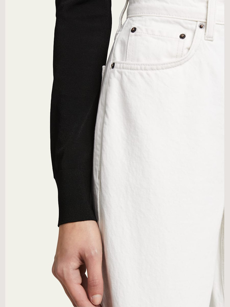 GRLFRND Cassidy Cropped Raw Hem Jeans outlook