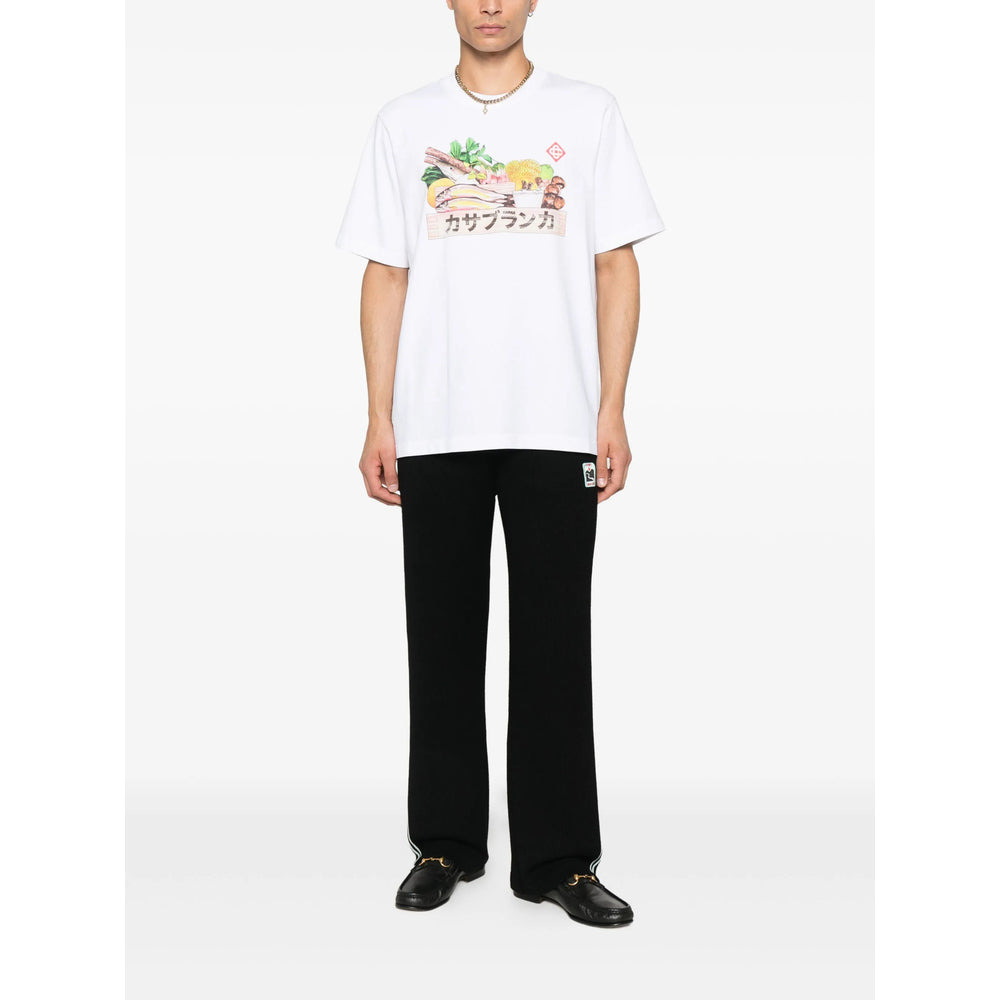 Casablanca White T-Shirts & Vests - T-Shirts Men - 4