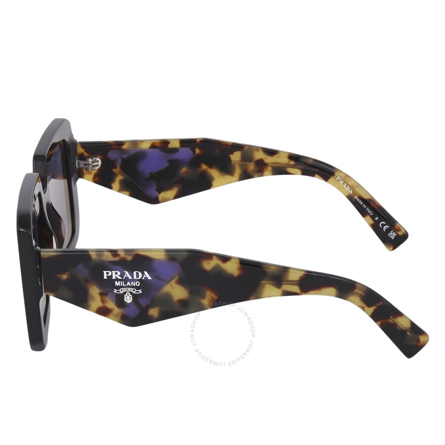 Prada Violet Mirrored Internal Silver Square Ladies Sunglasses PR 23YS 2AU05Q 51 - 5