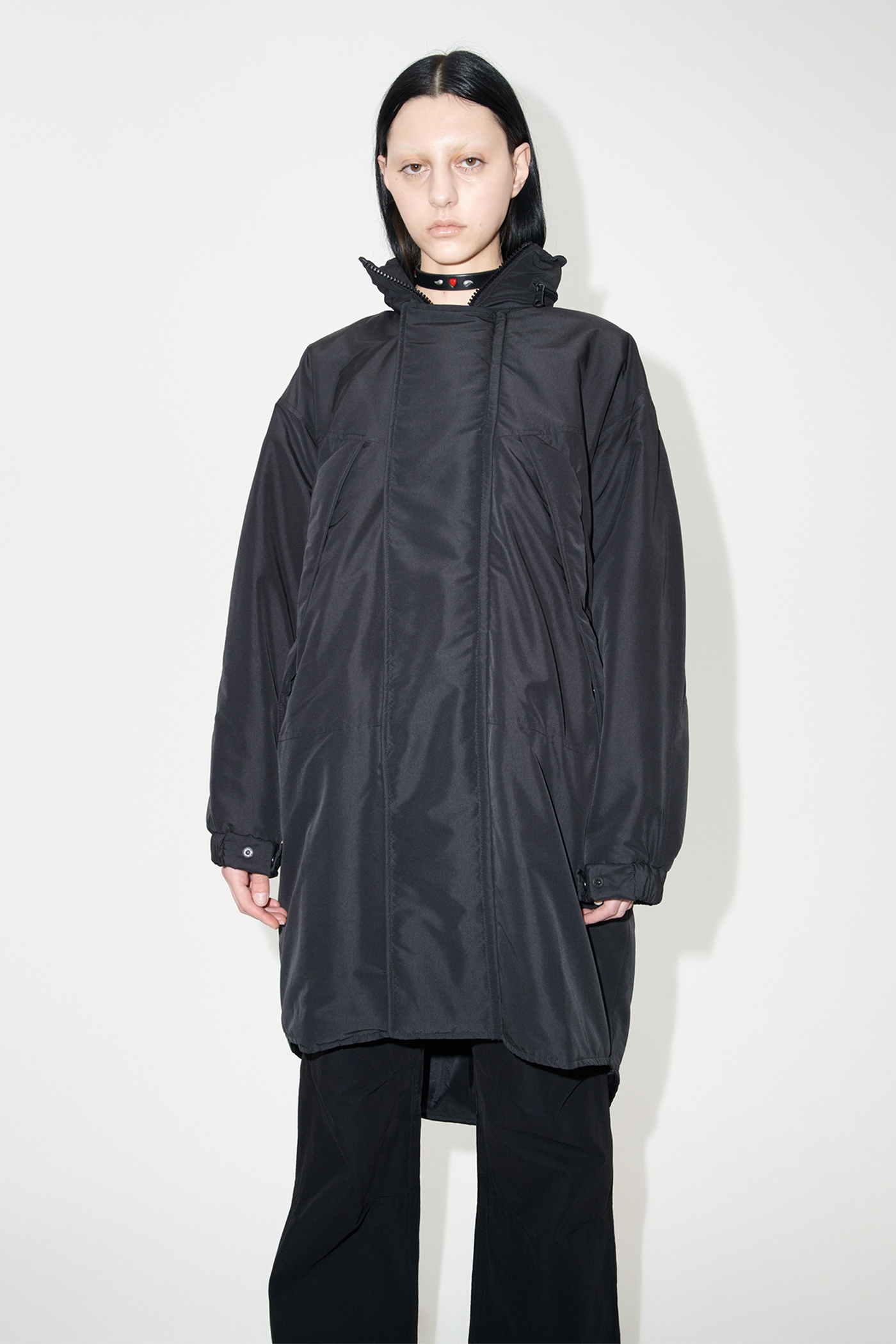 Asena Parka Black Recycled Poly - 3