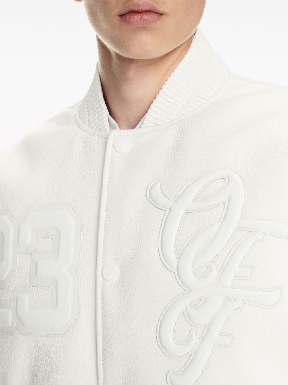 Natlover patch-detail bomber jacket - 5