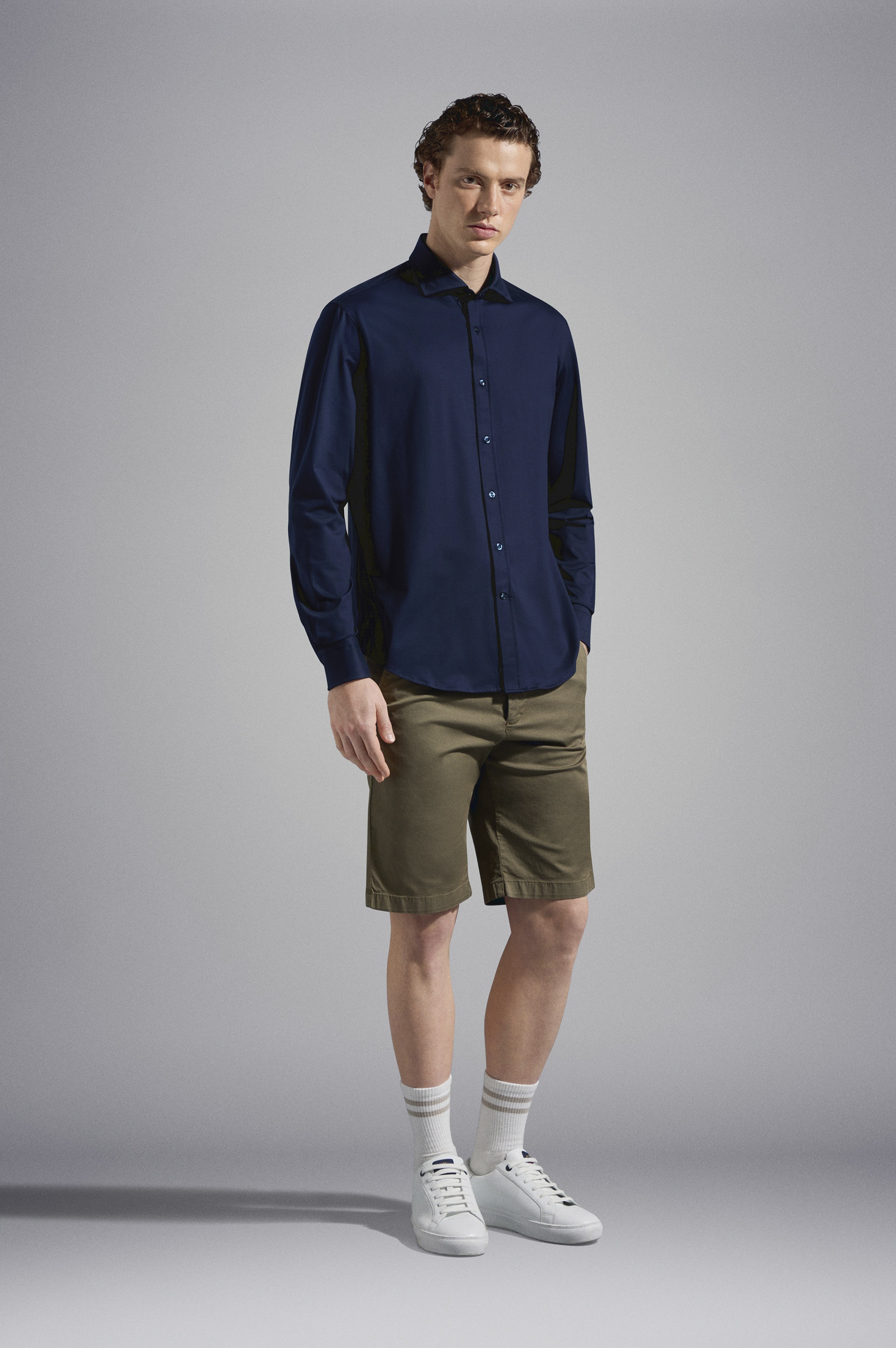 STRETCH COTTON SHIRT - 2