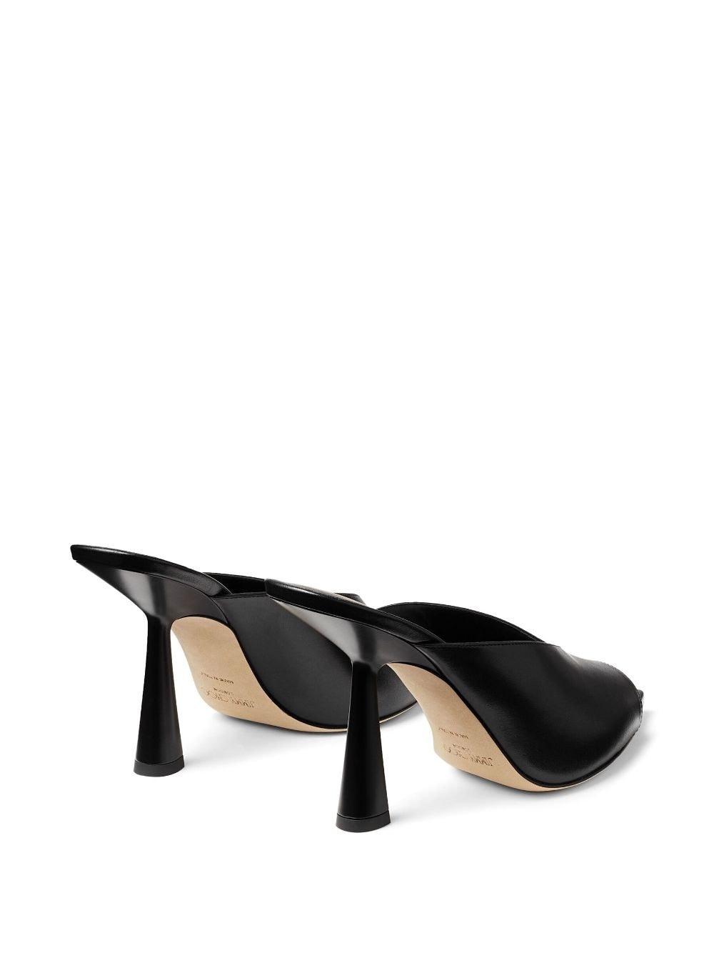 Maryanne 100mm leather mules - 3