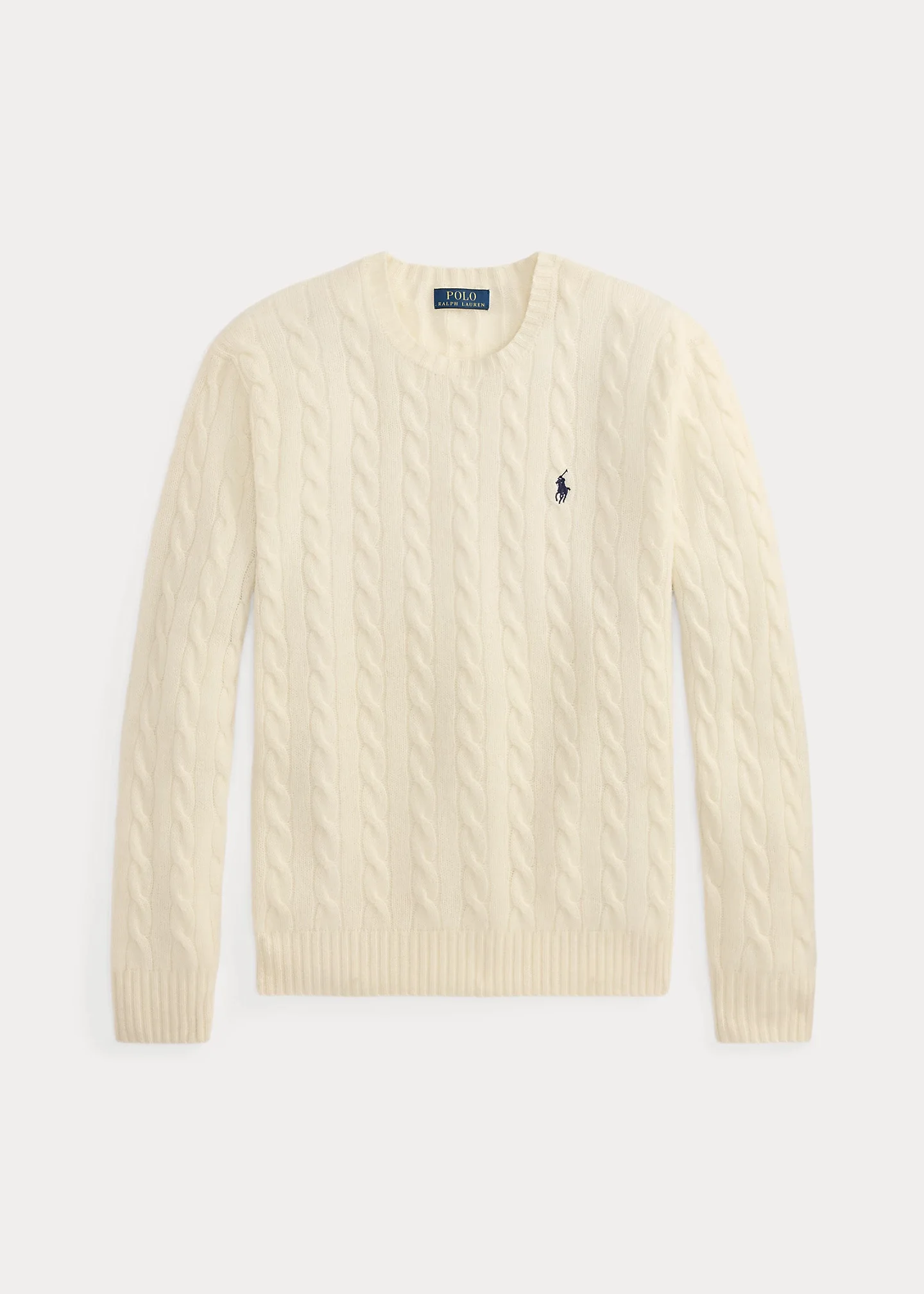 Cable-Knit Wool-Cashmere Sweater - 1