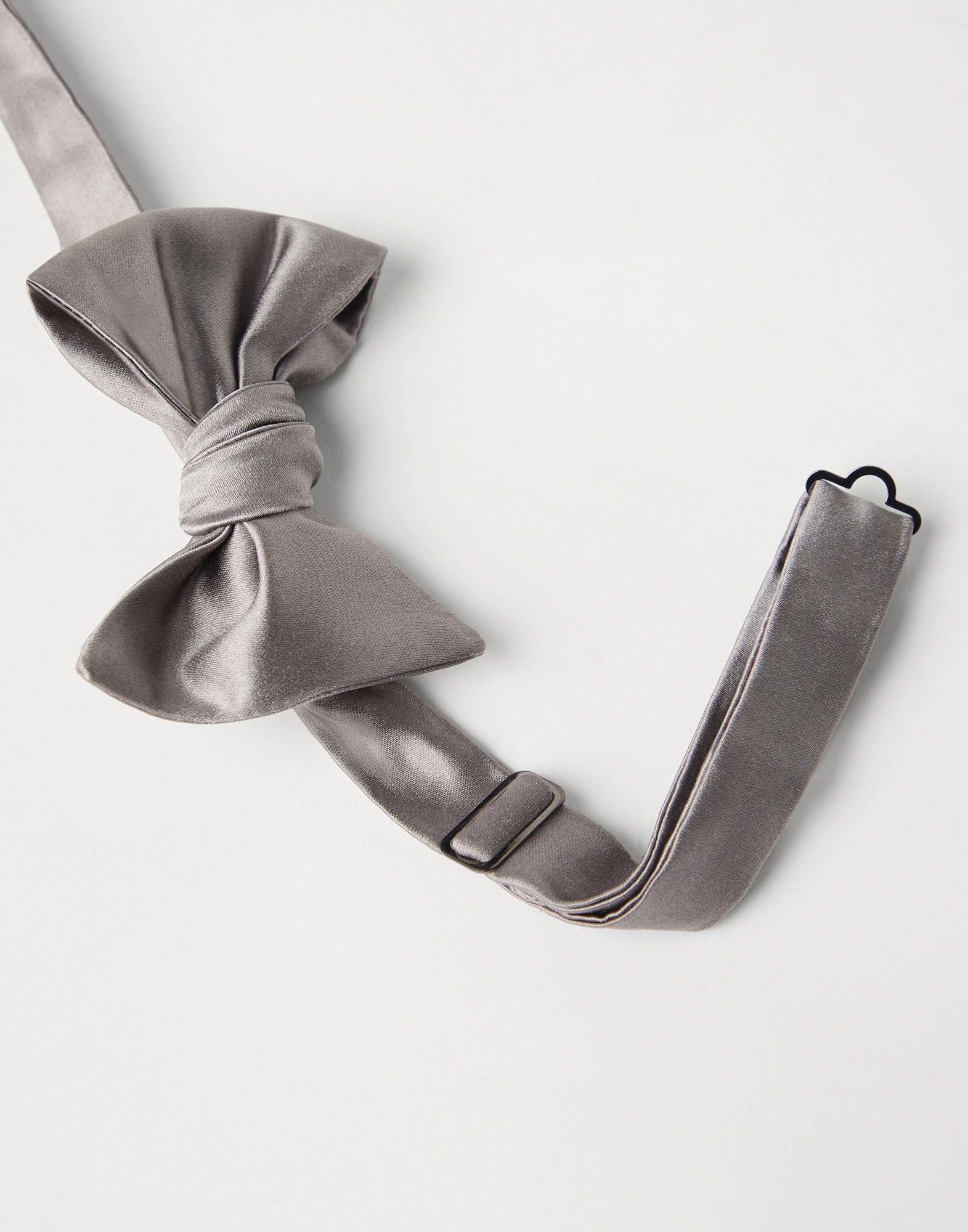 Cotton and silk satin bow tie - 2
