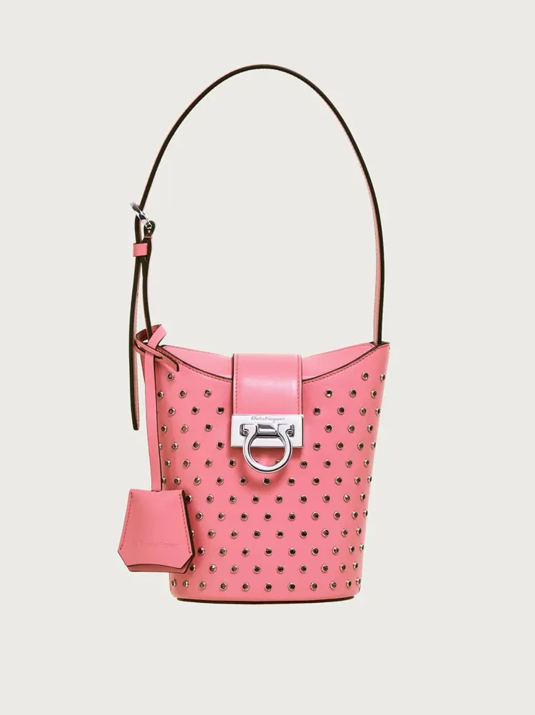 STUDDED TRIFOLIO SHOULDER BAG 1