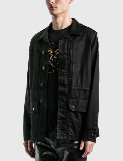 SAINT LAURENT Military Parka In Cotton And Ramie Gabardine outlook