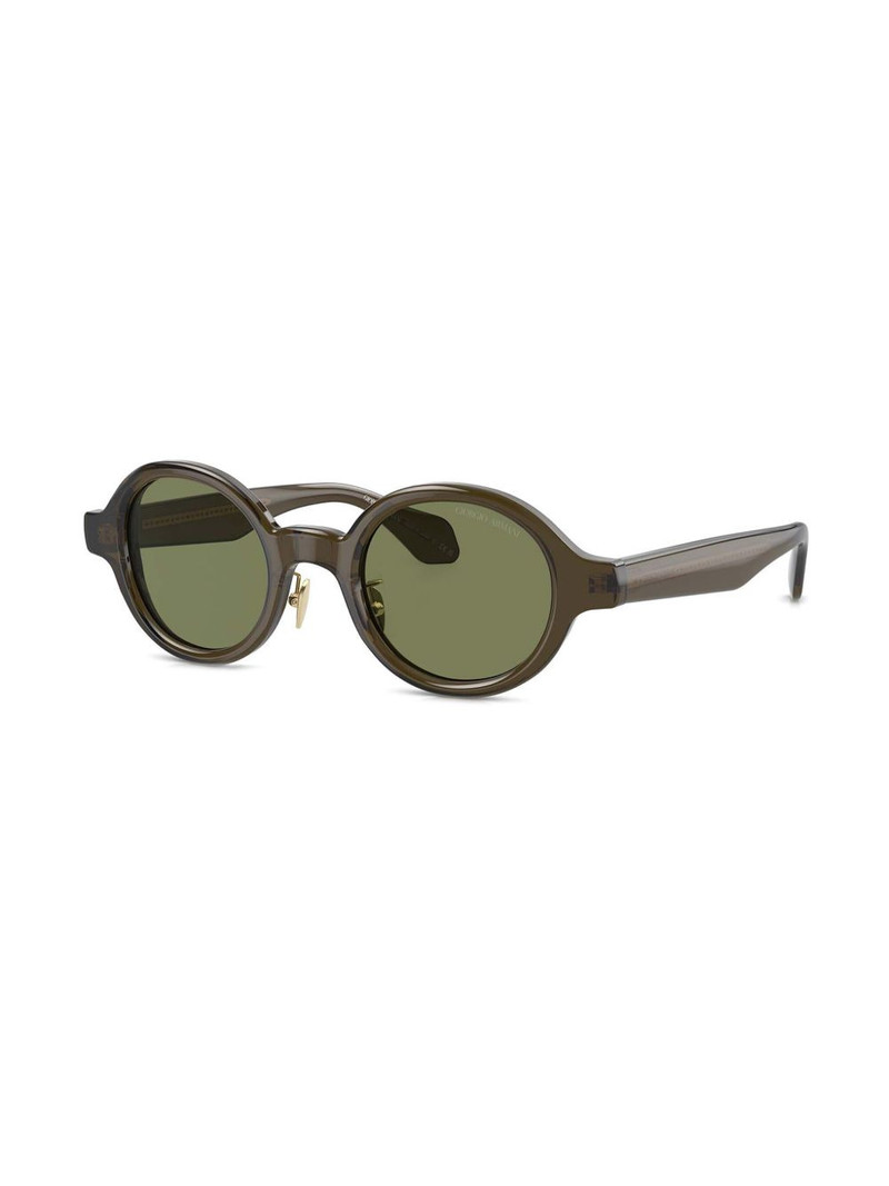 GIORGIO ARMANI round-frame sunglasses outlook