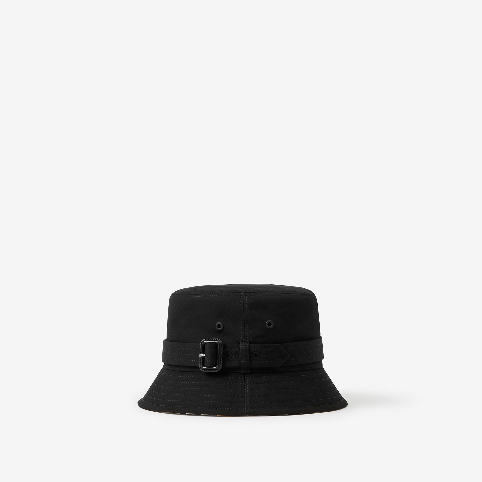 Cotton Gabardine Belted Bucket Hat - 4