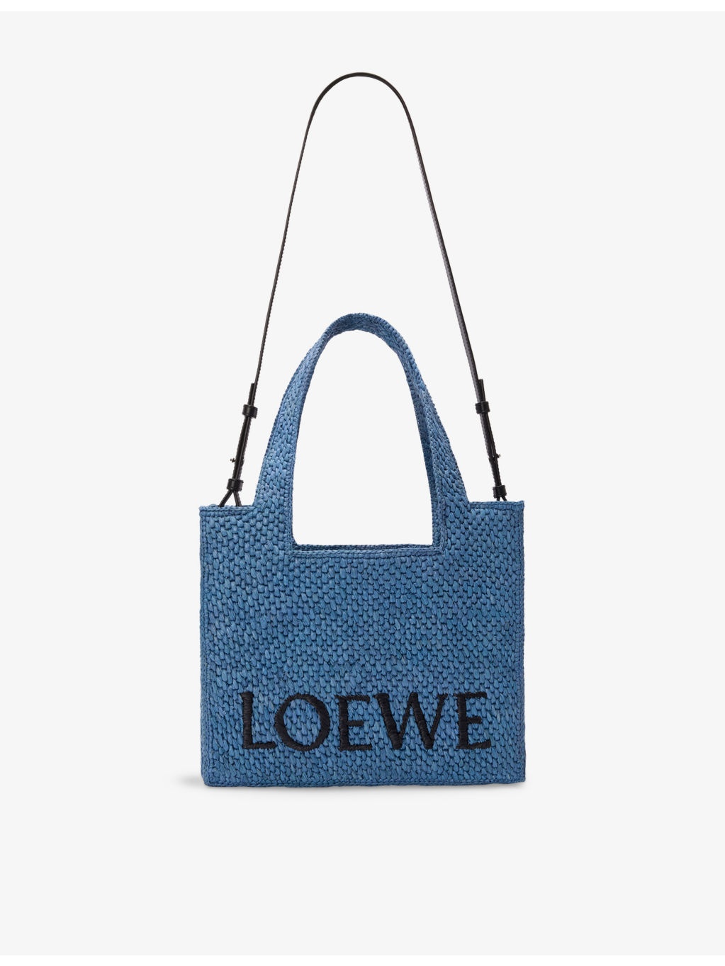 Loewe x Paula's Ibiza Font Medium Woven Tote Bag - 3