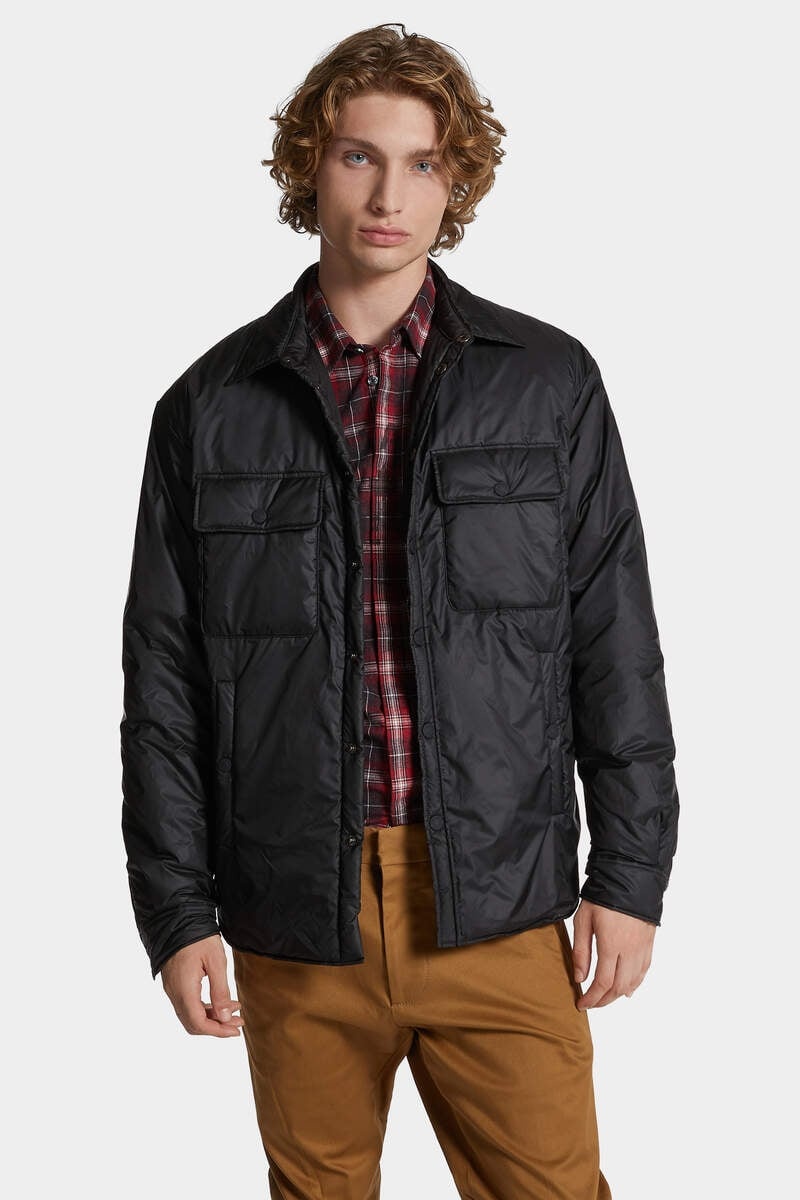 MILITARY LIGHT PUFFER SHIRT - 3