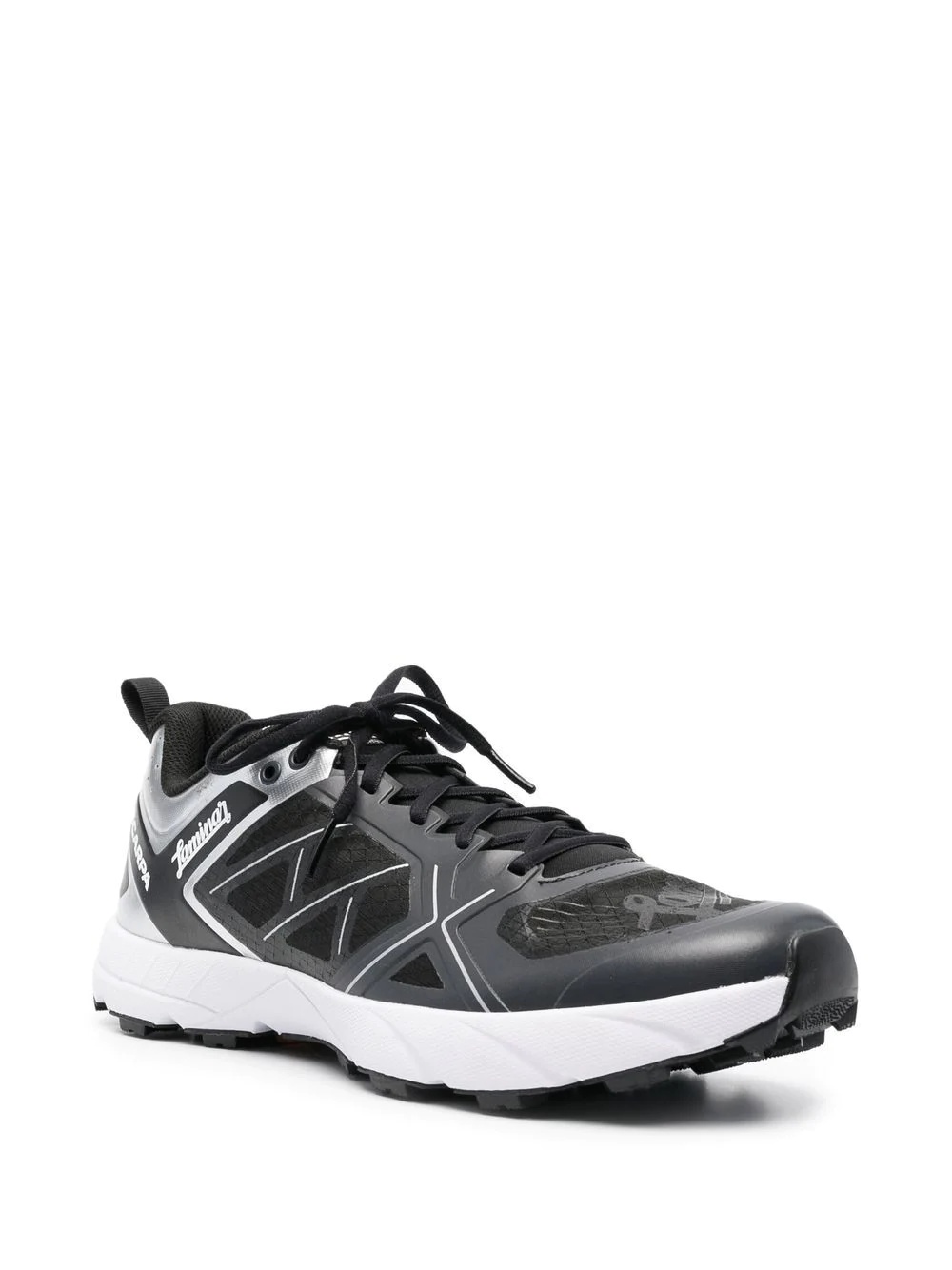 panelled low-top sneakers - 2