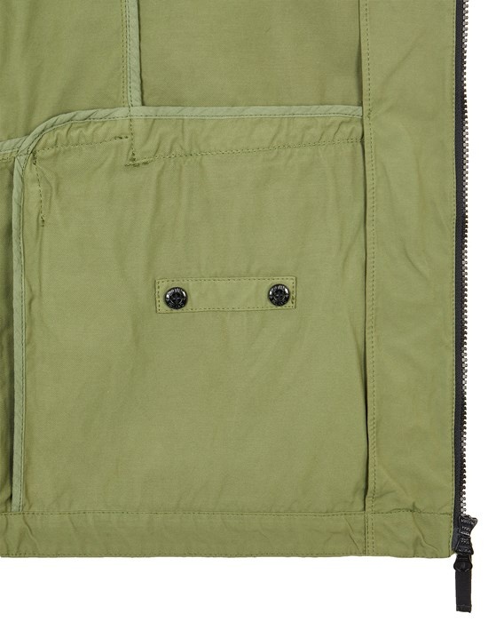 41033 NYLON COTTON BATAVIA GARMENT DYED OLIVE GREEN - 5