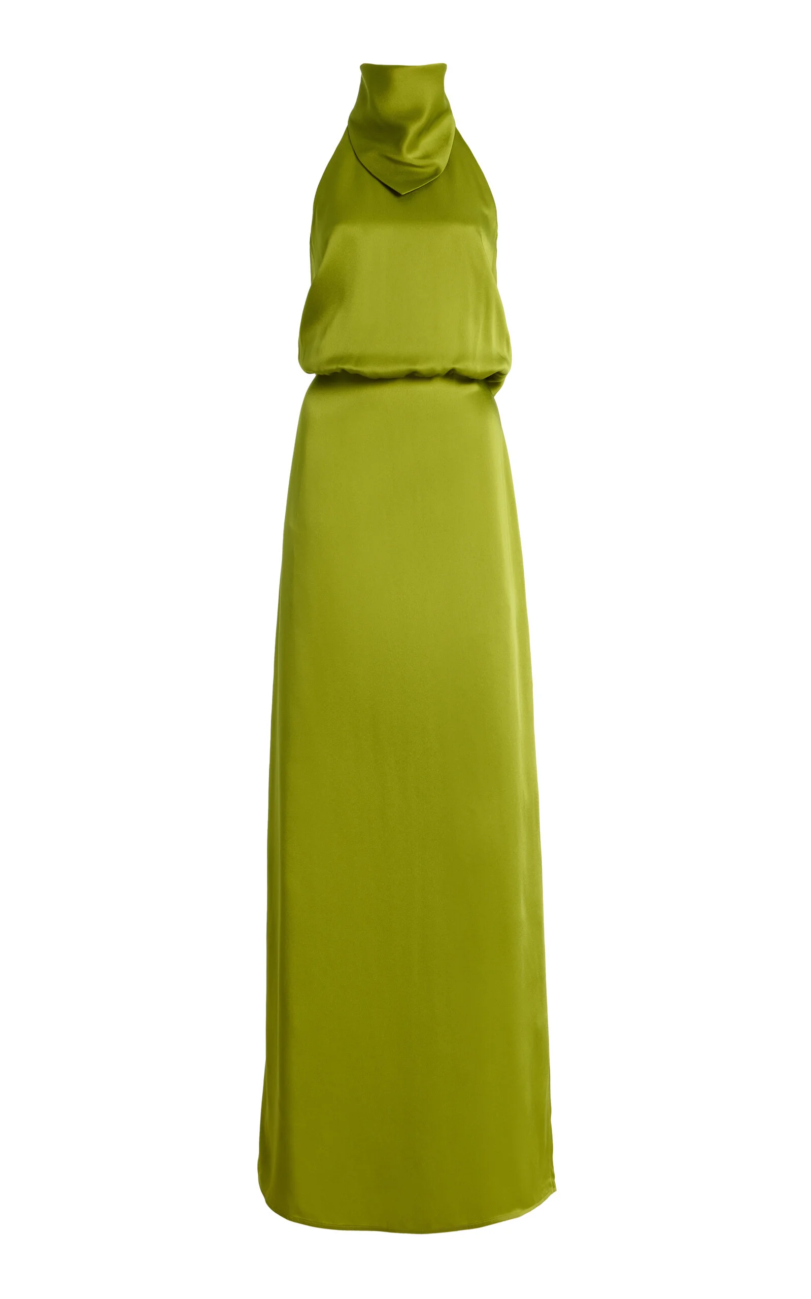 Exclusive Hustka Satin Maxi Dress - 1