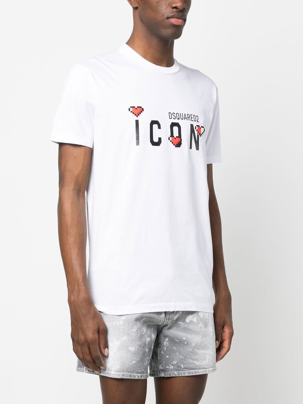 Icon logo-print T-shirt - 3