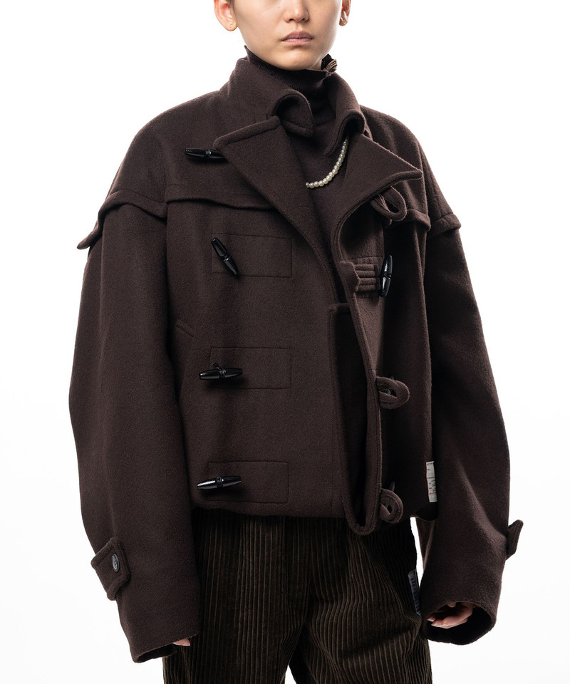 Roll-Up Hem Duffle Coat 12