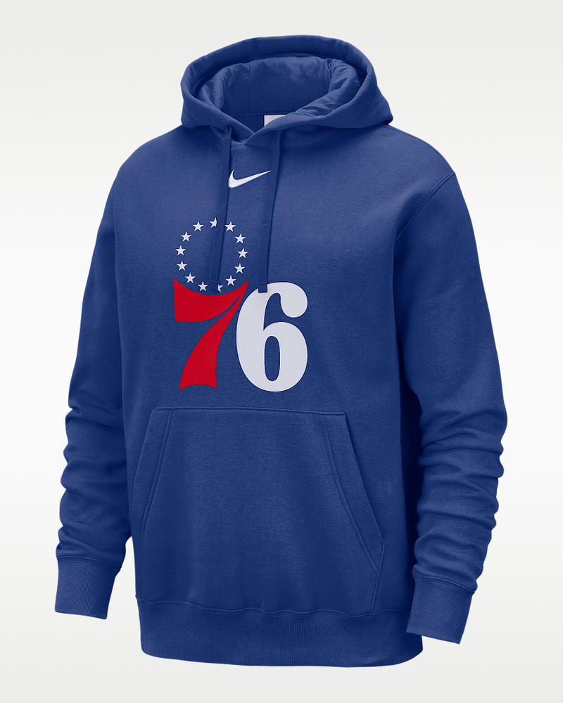 Philadelphia 76ers Club Men's Nike NBA Pullover Hoodie 1