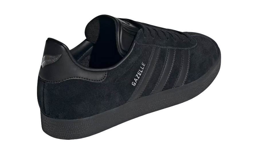 adidas Gazelle 'All Black Silver Metallic' JI2161 - 3