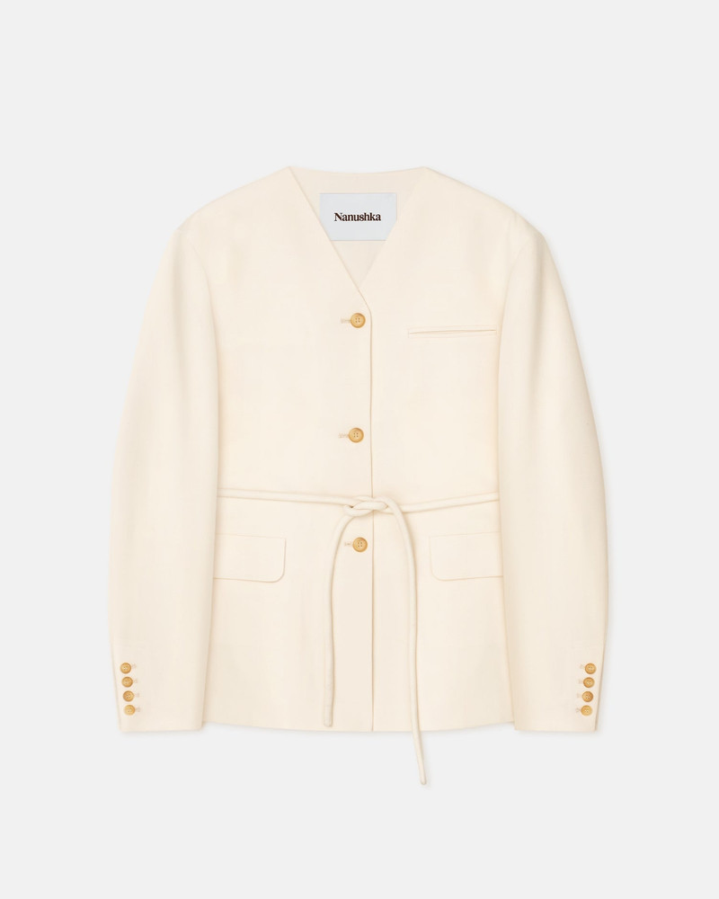 Belted Cady Blazer - 1