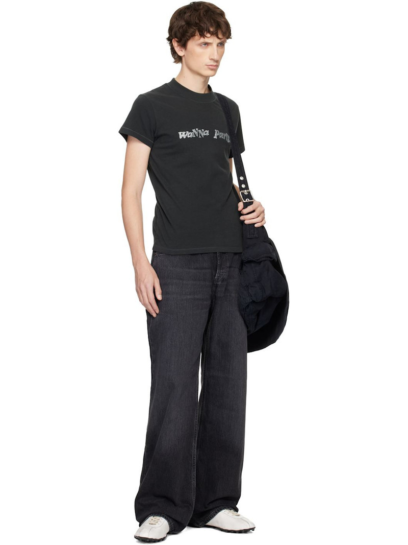 ERL Black 'Wanna Party' T-shirt outlook