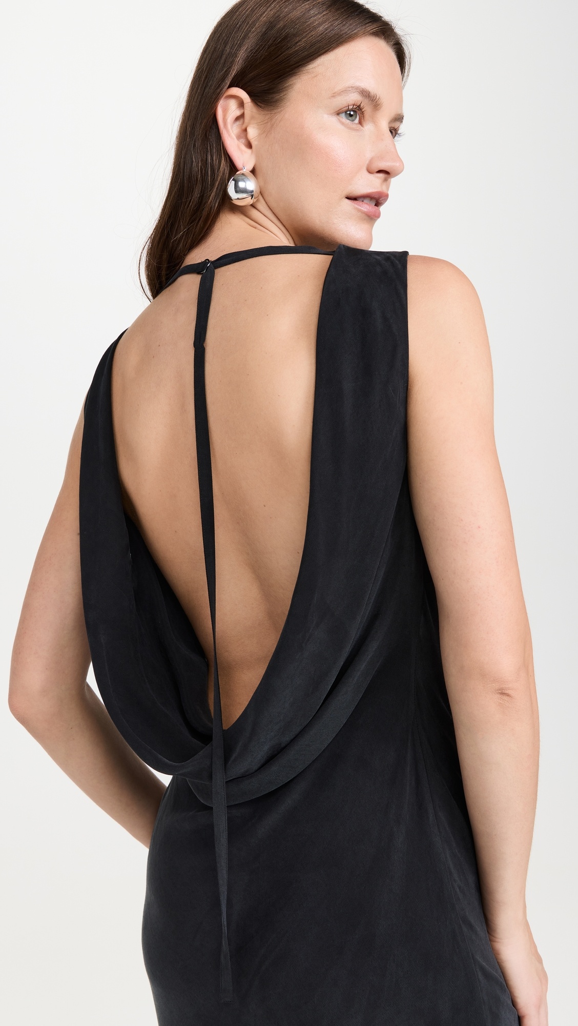 Draped Cowl Dress - 5