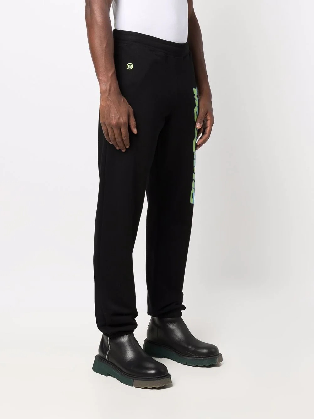 logo-print track pants - 3
