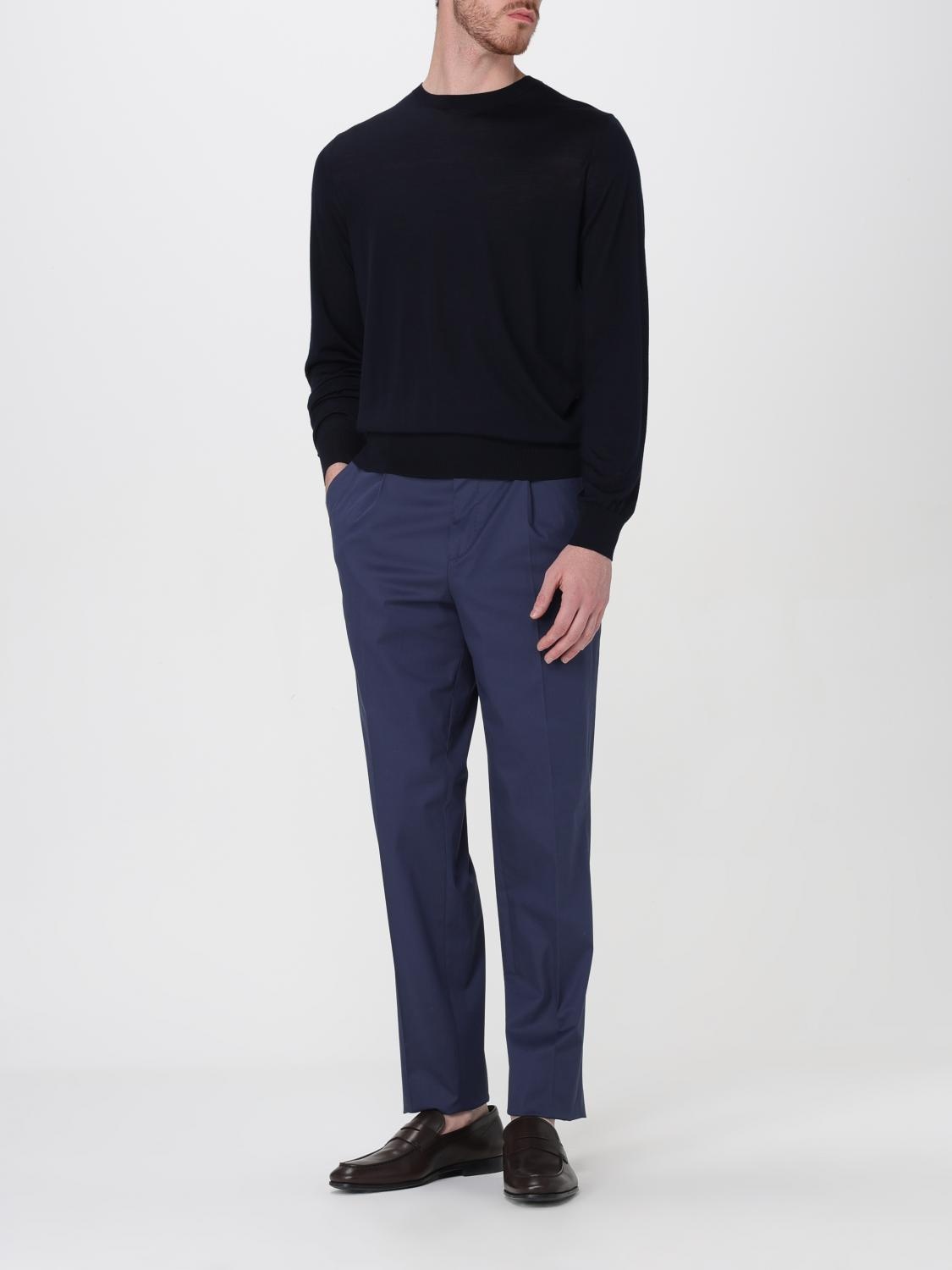 Zegna Pants Men Blue - 2