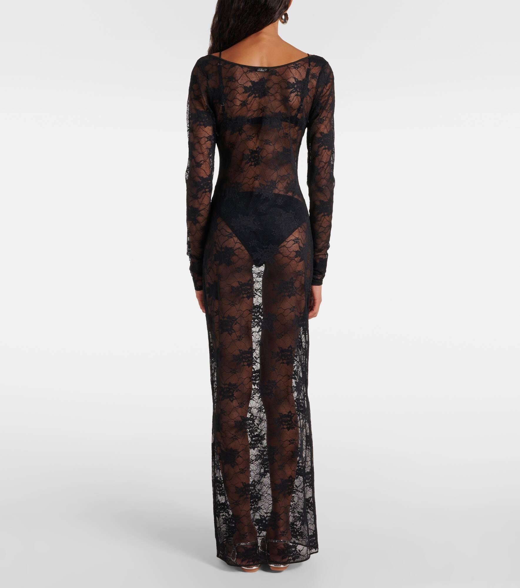 Lace maxi dress - 3