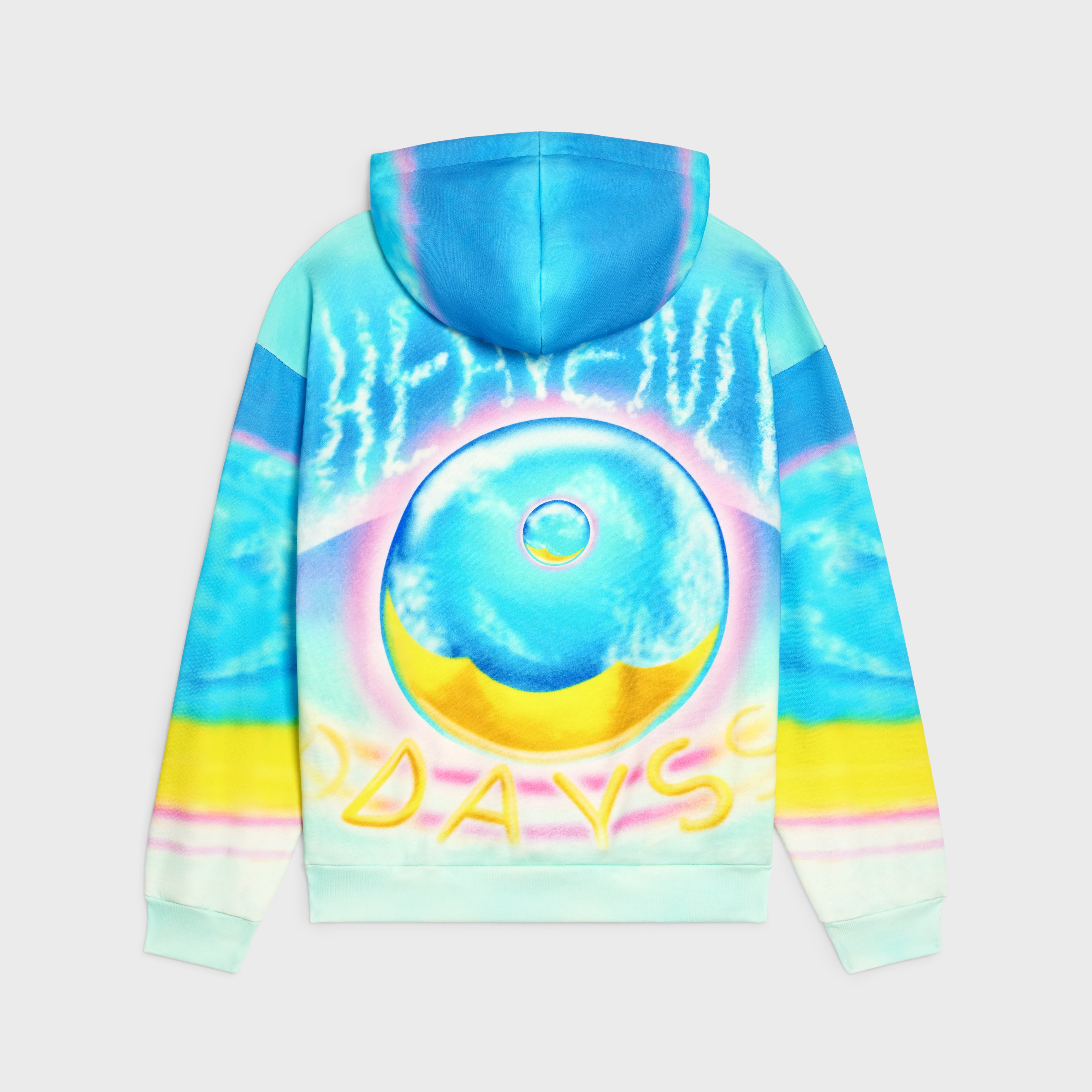 LOOSE HOODIE IN COTTON FLEECE - 2