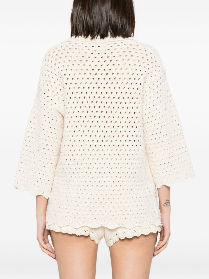 crochet-knit cardigan 4