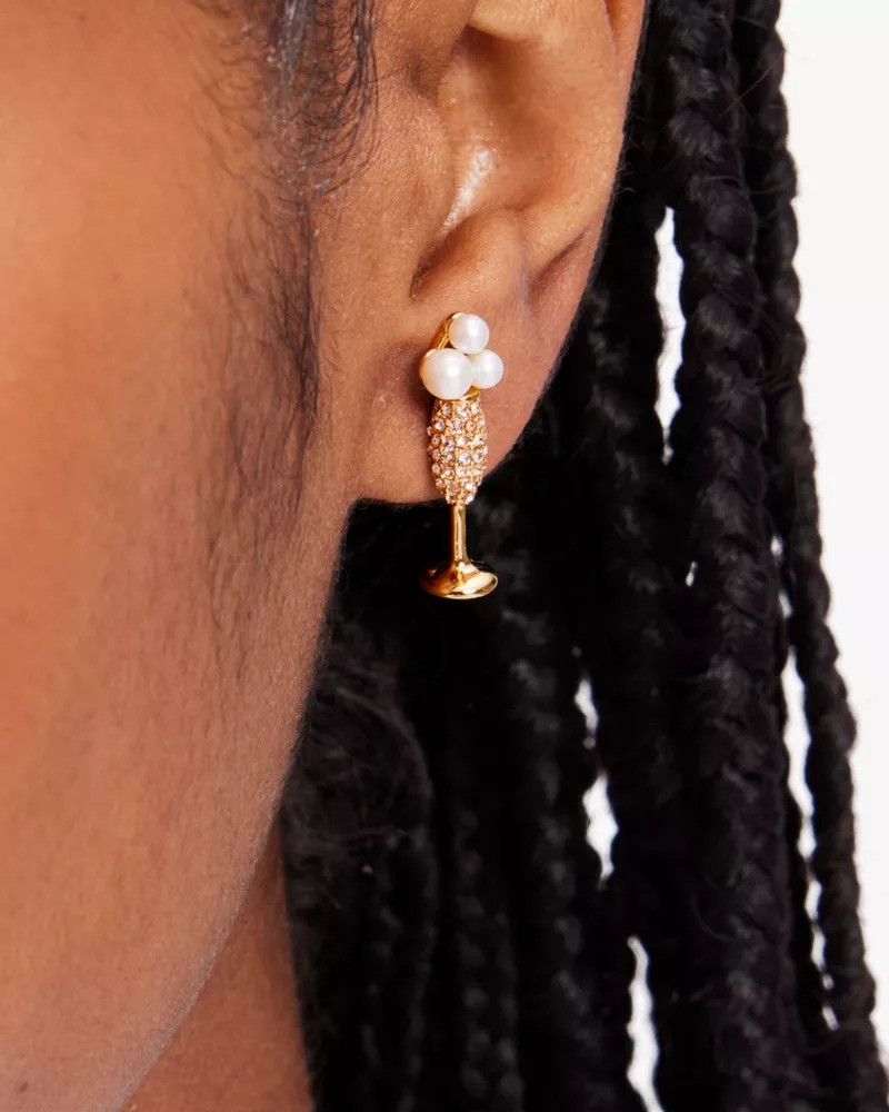 kate spade Cheers To That Studs outlook