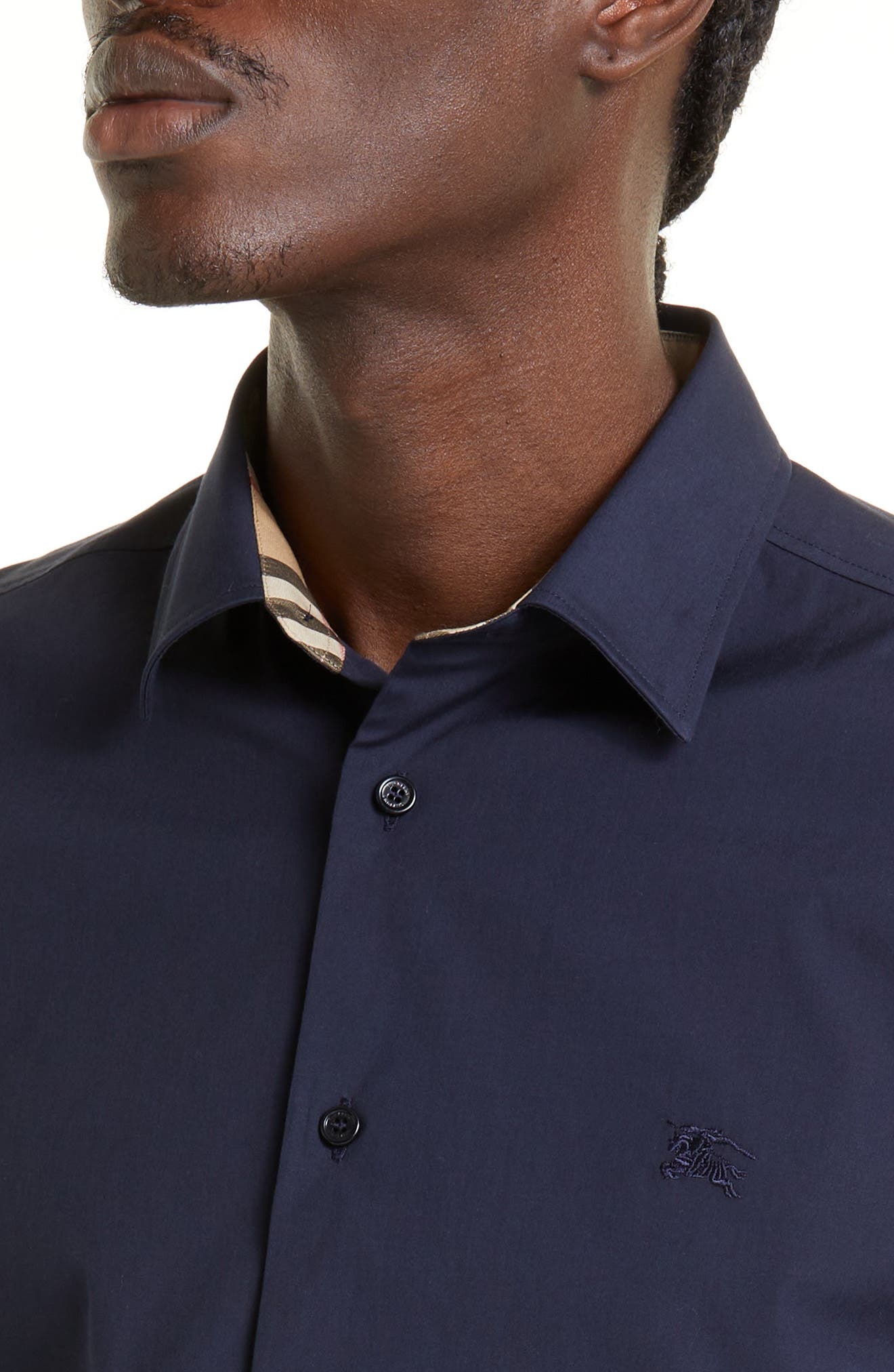Sherfield Equestrian Knight Stretch Cotton Button-Up Shirt - 4