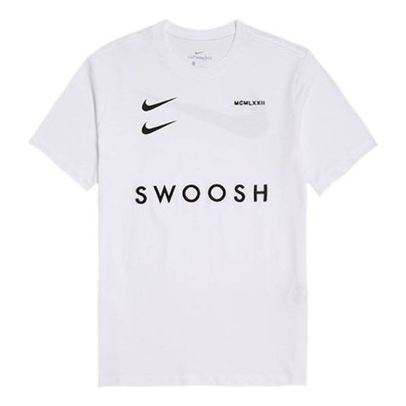 Nike Sportswear Swoosh Sports Short Sleeve White CV5893-100 - 1