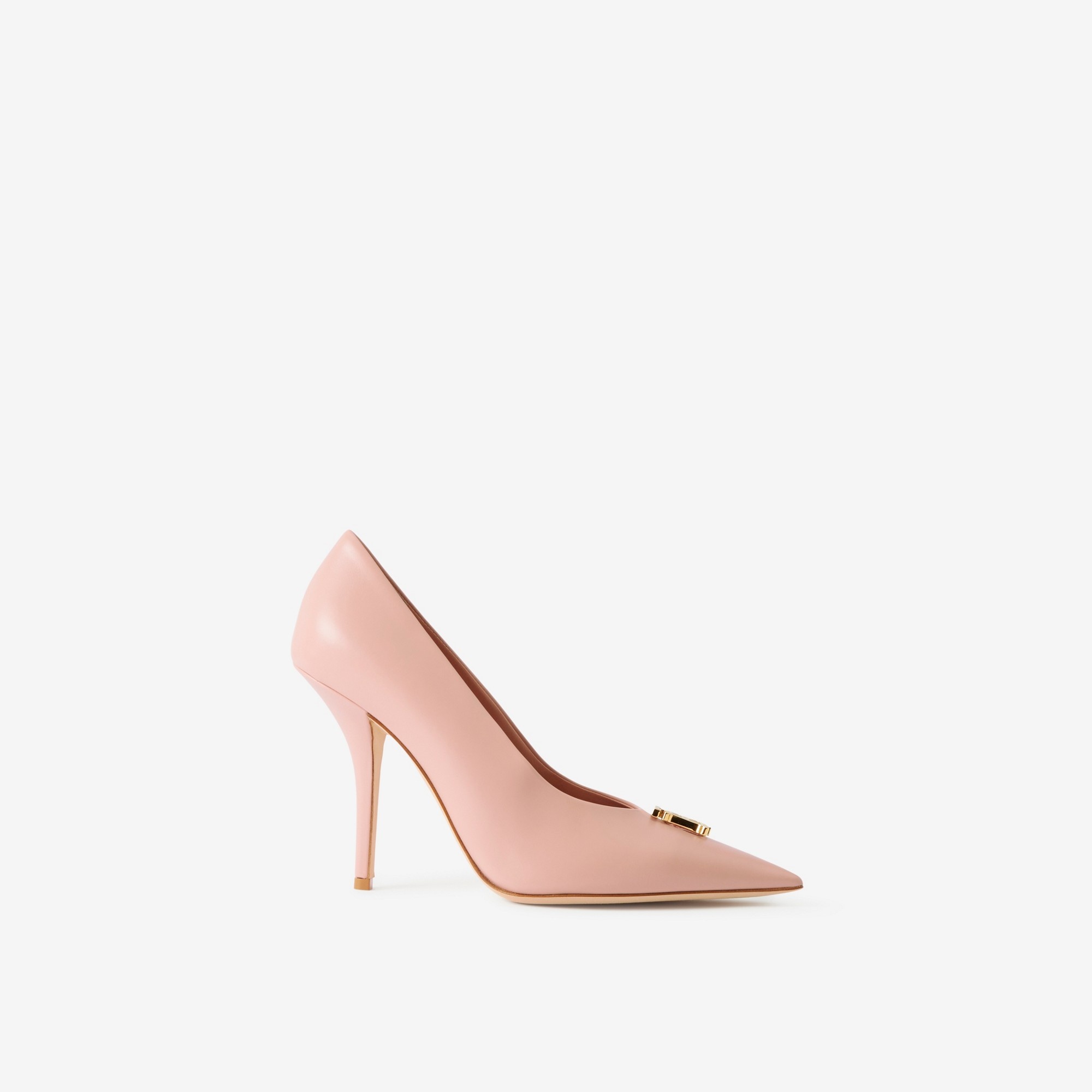 Monogram Motif Leather Point-toe Pumps - 1