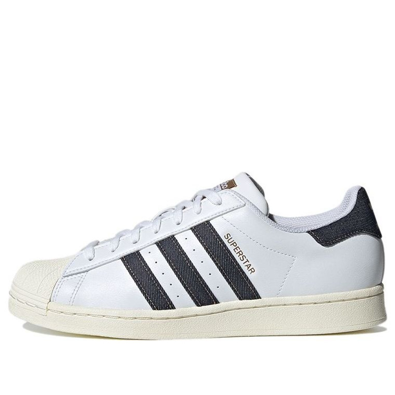 adidas originals Unisex Superstar Sneakers White/Blue GX5187 - 1