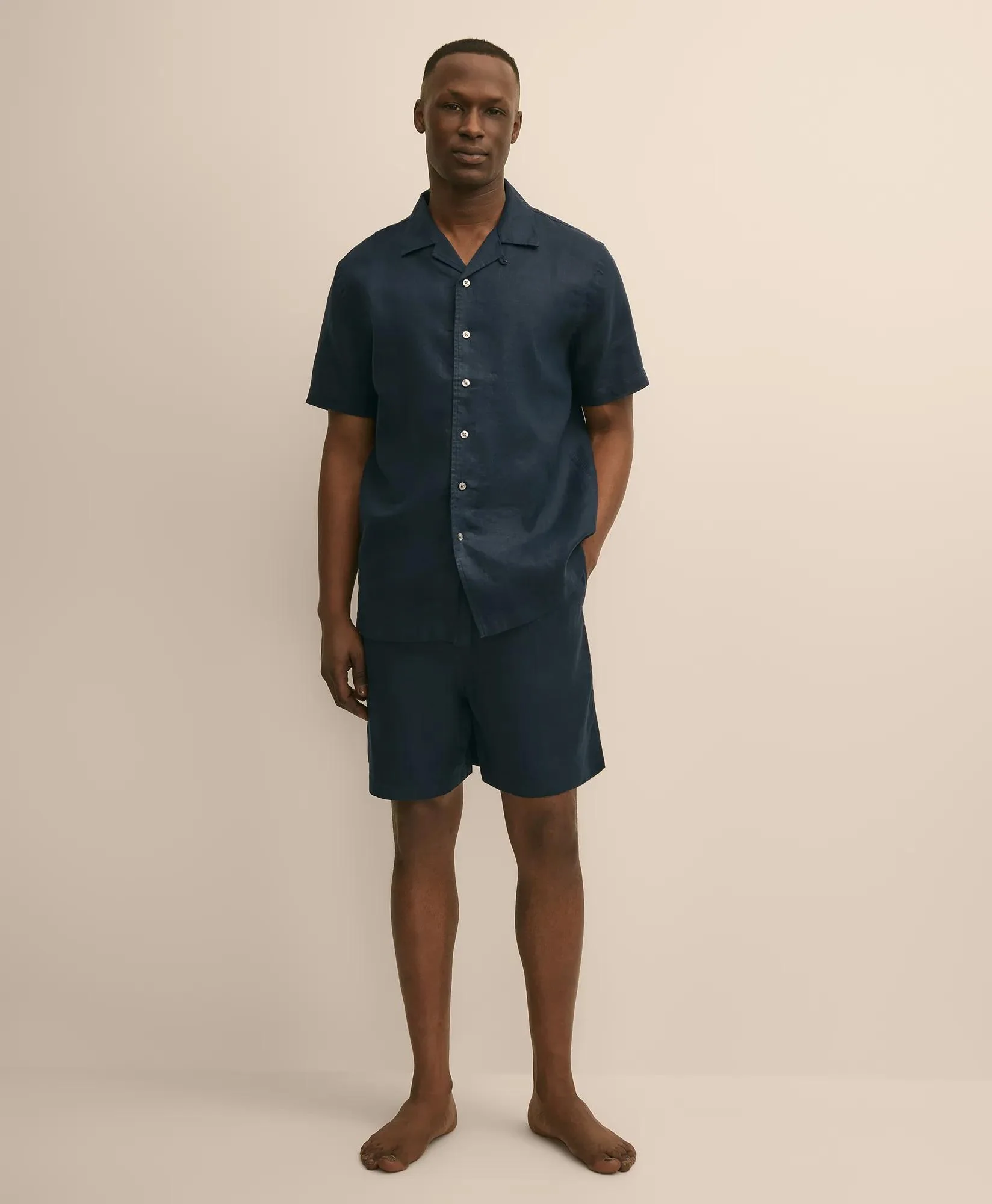 Linen Short Pajamas - 1