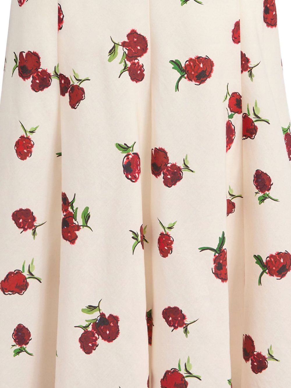 Lenno floral-print pleated midi skirt - 2