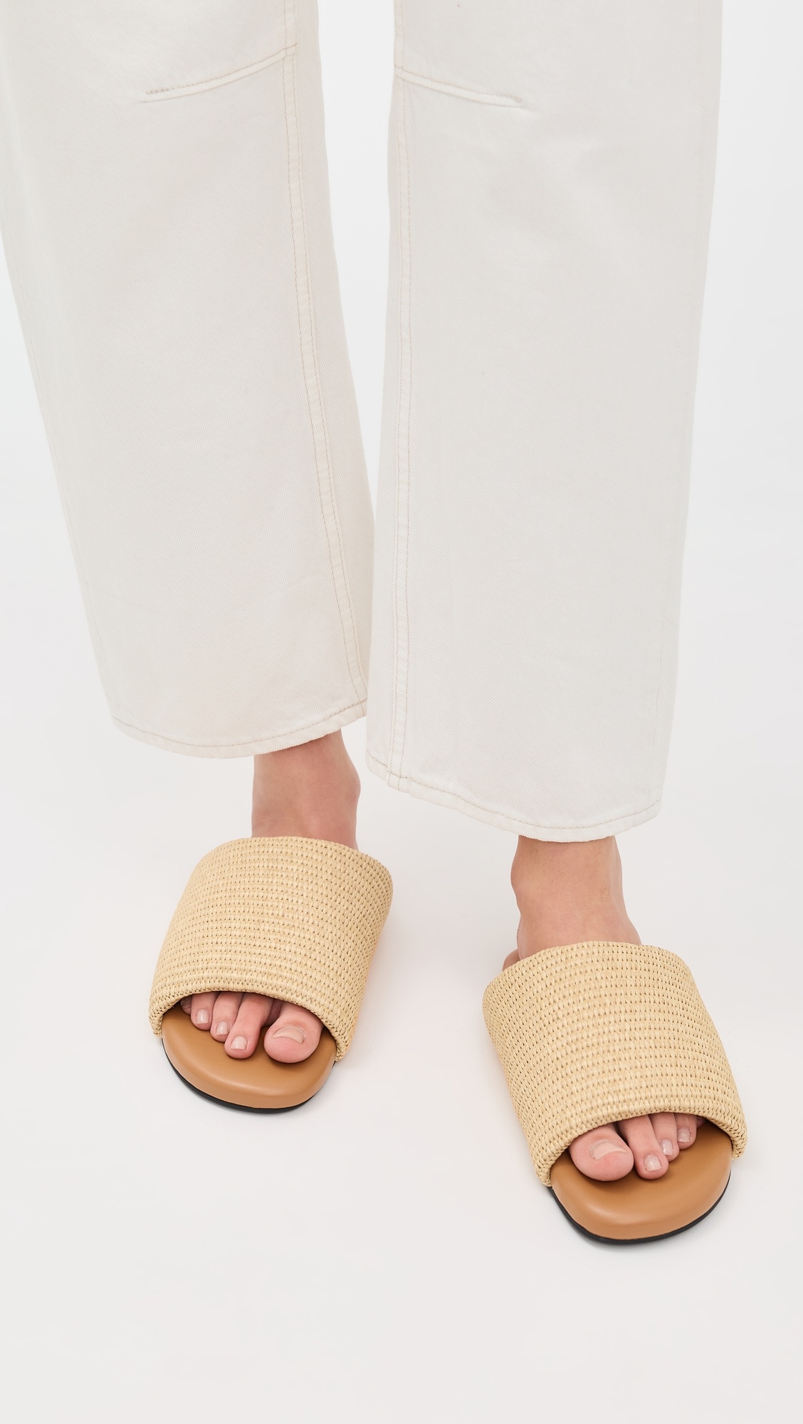 Raffia Bubble Slides - 2