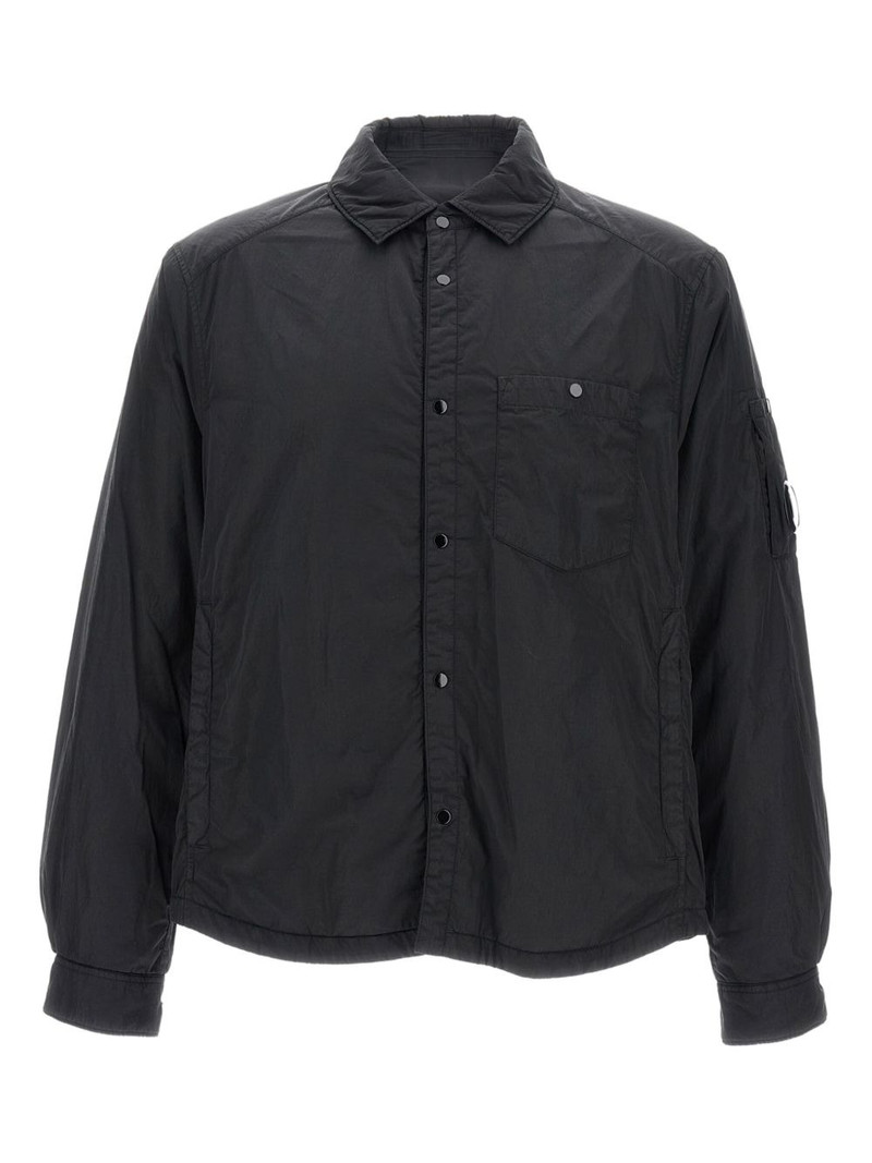 button-fastening pocket overshirt 1